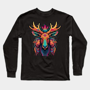 Moose Mothers Day Long Sleeve T-Shirt